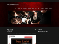 leo-on-drums.de Webseite Vorschau