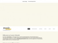 music-stage.de Webseite Vorschau