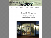 musikschule-gercke.de Webseite Vorschau