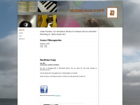 musikhaus-kopp.de Webseite Vorschau