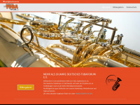 tuba-workshop.de Webseite Vorschau