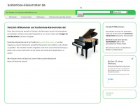 kostenlose-klaviernoten.de Webseite Vorschau
