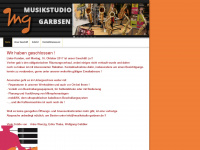 musikstudio-garbsen.de Webseite Vorschau