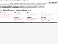 seiten-bauer.com Webseite Vorschau