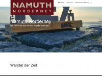 namuth-norderney.de Webseite Vorschau
