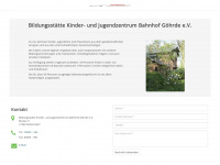 bahnhof-goehrde.de Webseite Vorschau