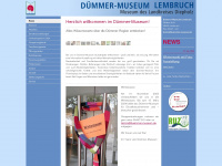 duemmer-museum.de Webseite Vorschau
