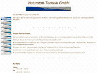 naturstoff-technik.de Webseite Vorschau