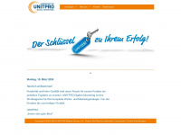 unitpro.de Webseite Vorschau
