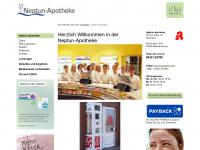neptun-apotheke.com Webseite Vorschau