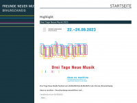 neue-musik-bs.de Webseite Vorschau