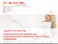 nickel-dental.de Webseite Vorschau