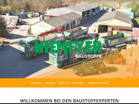 niemeyer-baustoffe.de Webseite Vorschau