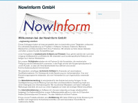 nowinform.de Webseite Vorschau