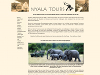 nyala-tours.de Webseite Vorschau