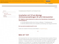 tzi.ch Webseite Vorschau