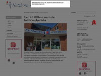 nutzhorn-apotheke.de Webseite Vorschau