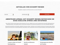 scharff-reisen.de Webseite Vorschau