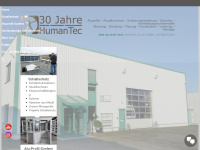humantec-gmbh.com Webseite Vorschau