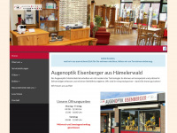 optik-eisenberger.de Webseite Vorschau