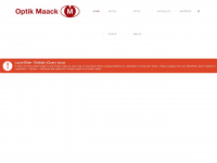 optik-maack.de Webseite Vorschau