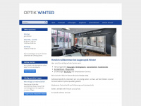 optik-winter.de Webseite Vorschau