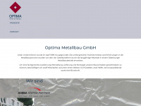 optima-metallbau.de Webseite Vorschau