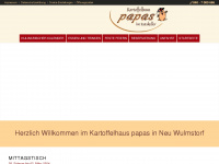 kartoffelhaus-papas.de Webseite Vorschau
