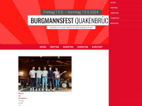 burgmannsfest.de Webseite Vorschau