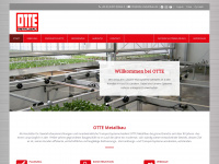 otte-metallbau.de Webseite Vorschau