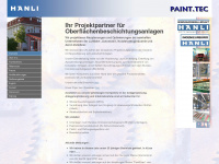 painttec.de Webseite Vorschau