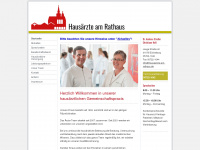 hausaerzte-am-rathaus.de Webseite Vorschau
