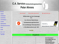 ca-service.de Webseite Vorschau