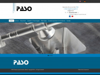 paso-maschinenbau.de Webseite Vorschau