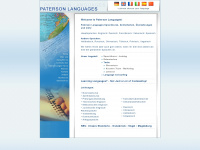 paterson-languages.de Webseite Vorschau