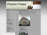 pension-freise.de Webseite Vorschau