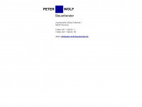 peter-wolf-steuerberater.de Webseite Vorschau