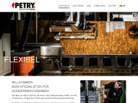 petry-maschinenbau.de Webseite Vorschau