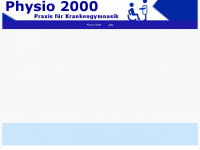 physio2000.de Webseite Vorschau