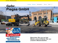 piegsa-gmbh.de Webseite Vorschau