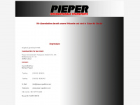 pieper-spedition.com Webseite Vorschau
