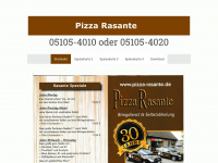 pizza-rasante.de Webseite Vorschau