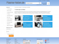plasma-halter.de Webseite Vorschau