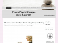 heilpraktiker-psychotherapie-bingen.de Webseite Vorschau