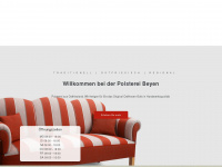 polsterei-beyen.de Webseite Vorschau