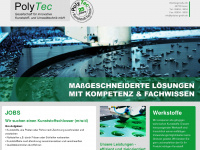 polytec-gmbh.de Webseite Vorschau