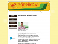 poppinga-kaeseservice.de Webseite Vorschau