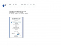 poschmann-instrumente.de Webseite Vorschau