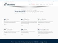 powerinnovation.com Webseite Vorschau