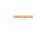 powerserver.de Webseite Vorschau